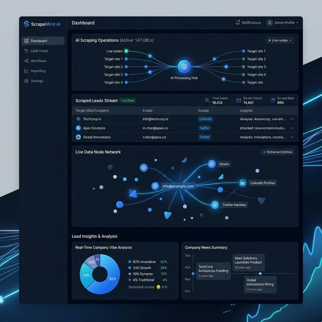 Lead Scraping Interface